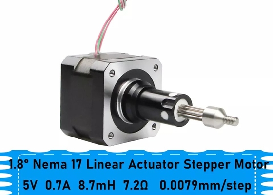 JKM NEMA17 2 fase 42mm Stepper van de Loodschroef Gevangen Hybride Lineaire Actuators van de Motor Dubbele Stapel