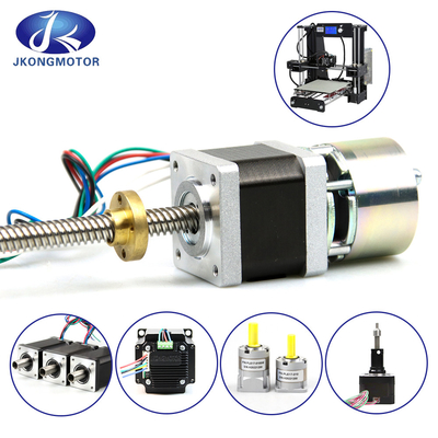 Jkongmotor NEMA 8/11/14/17/23/24/34 T5/T8/T10 Trapezoïdale draad schroef lineaire stapmotor met lood schroef stapmotor