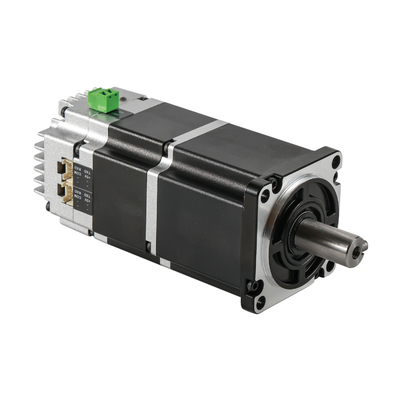 Jkongmotor 48VDC 1.27nm 400W RS485 Canopen DC geïntegreerde servomotor met bestuurder samen met rem of versnellingsbak