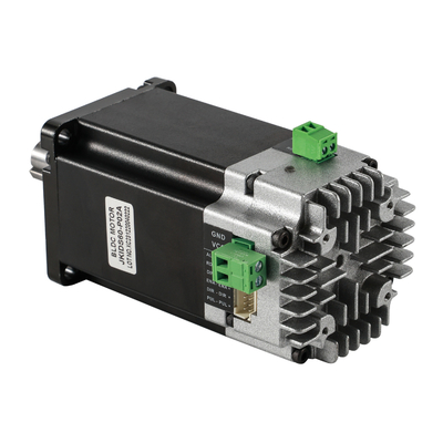 Jkongmotor 48VDC 1.27nm 400W RS485 Canopen DC geïntegreerde servomotor met bestuurder samen met rem of versnellingsbak