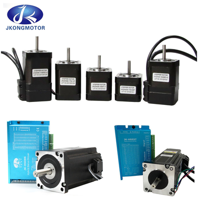 Jkongmotor Nema 11 17 23 24 34 Hybride set met gesloten lus met geïntegreerde gesloten lus stappenmotor met encoder / rem / versnellingsbak