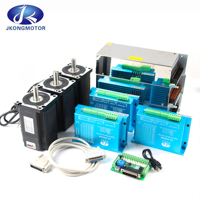 Jkongmotor Hoog koppel 12Nm Nema34 gesloten lus lineaire stappenmotor voor seksmachine met encoder en driver