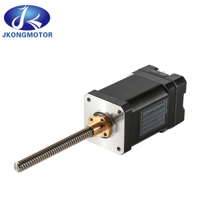 Jkongmotor Chinese fabriek Nema8 11 14 16 17 23 24 34 Lineaire stappenmotor met loodschroef voor 3D-printer Lineaire stappenmotor