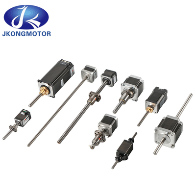 Jkongmotor Chinese fabriek Nema8 11 14 16 17 23 24 34 Lineaire stappenmotor met loodschroef voor 3D-printer Lineaire stappenmotor