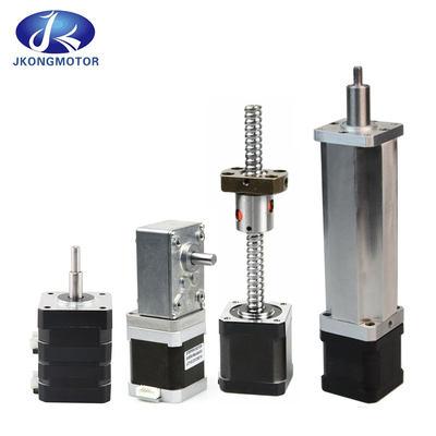 Jkongmotor Chinese fabriek Nema8 11 14 16 17 23 24 34 Lineaire stappenmotor met loodschroef voor 3D-printer Lineaire stappenmotor