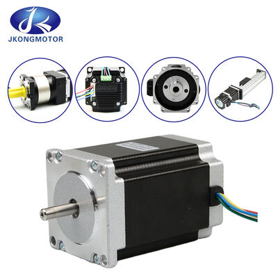 Jkongmotor OEM ODM Pas Hybrid Bipolaire Unipolaire Stappenmotor met Versnellingsbak Encoder Rem Geïntegreerde Driver