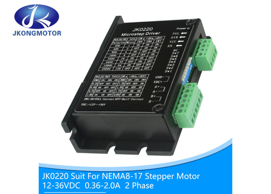 36vdc 3A NEMA 17 2 fasestepper Motorbestuurder JK0220