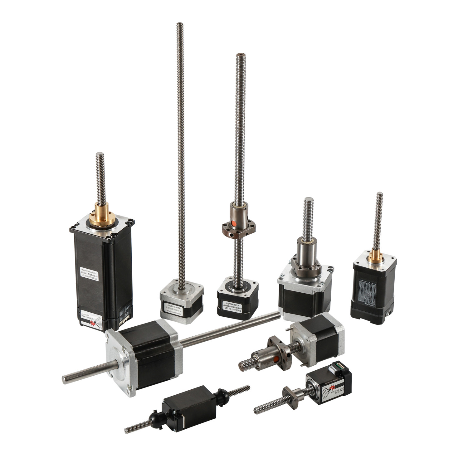 Jkongmotor NEMA 8/11/14/17/23/24/34 T5/T8/T10 Trapezoïdale draad schroef lineaire stapmotor met lood schroef stapmotor
