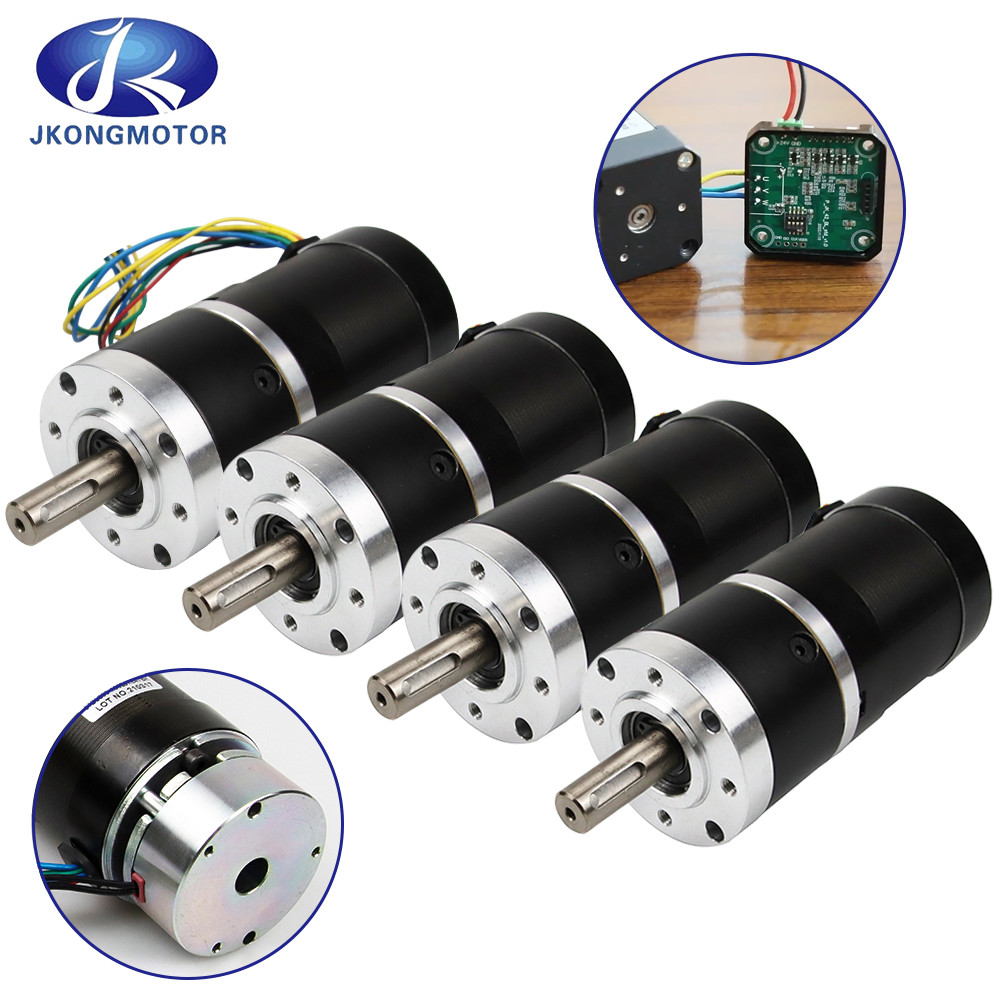 Jkongmotor Op maat gemaakte 24v 36v 48v BLDC versnellingsmotor 3000rpm 42 57 60 80 BLDC borstelloze Dc versnellingsmotor voor CNC-machine