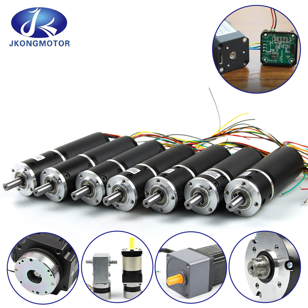 Jkongmotor OEM ODM 12V 24V 36V BLDC motor borstelloze motor DC motor met encoder voor baby wieg JK42BLS01-X023