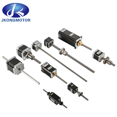Jkongmotor OEM ODM Goede prijs Nema 8 11 14 16 17 23 24 34 Niet-gevangen Niet-gevangen Laagvermogen Elektrische zijdelingse lineaire actuator Stepper motor